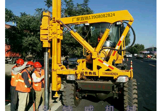 云南护栏打桩机680型