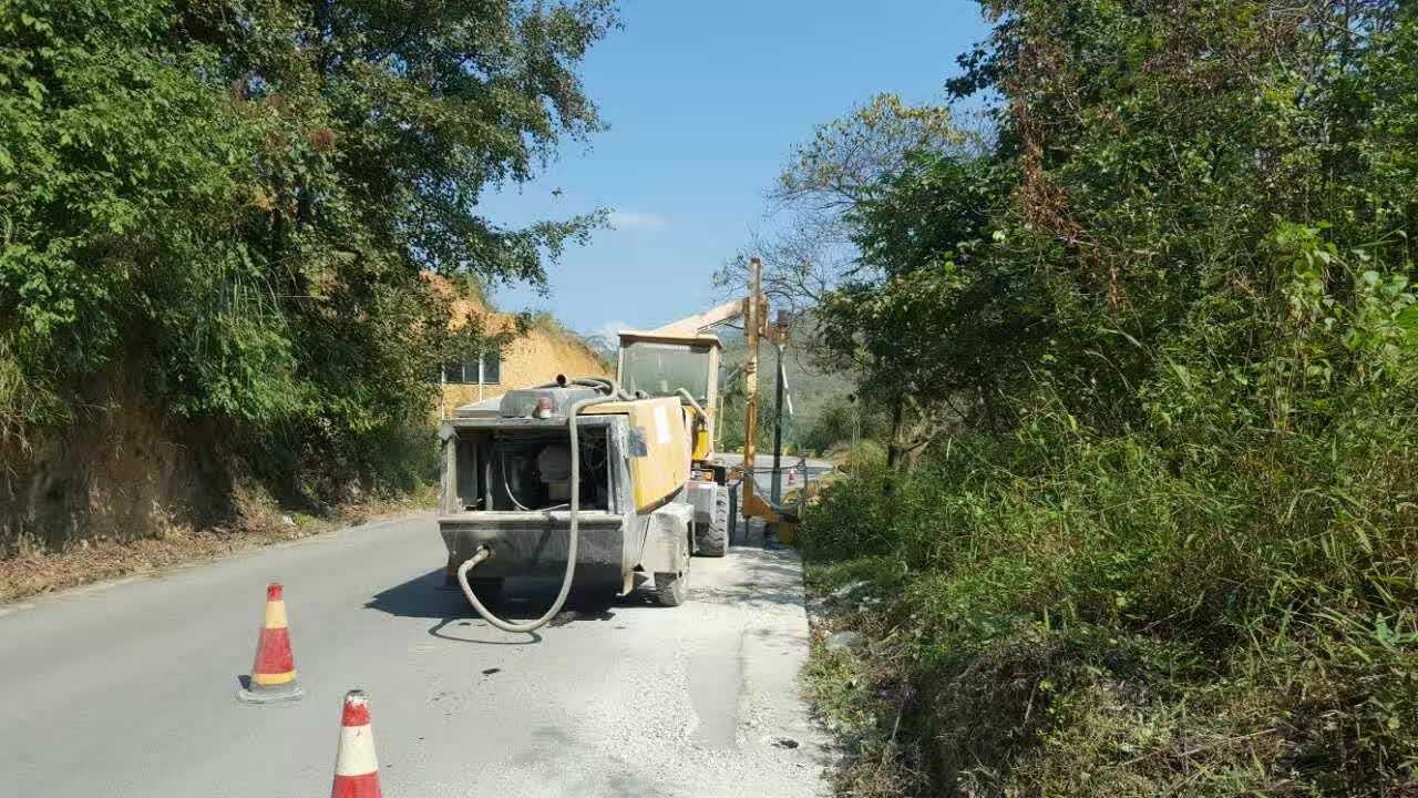 凯恒飞机电空压一体护栏打桩机西藏施工