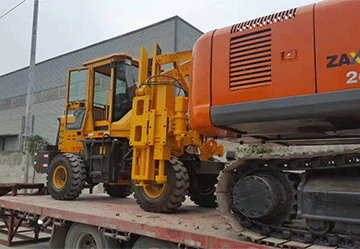 甘肃路先生订购的公路钻孔机发货